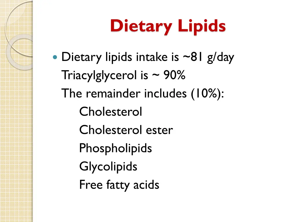 dietary lipids