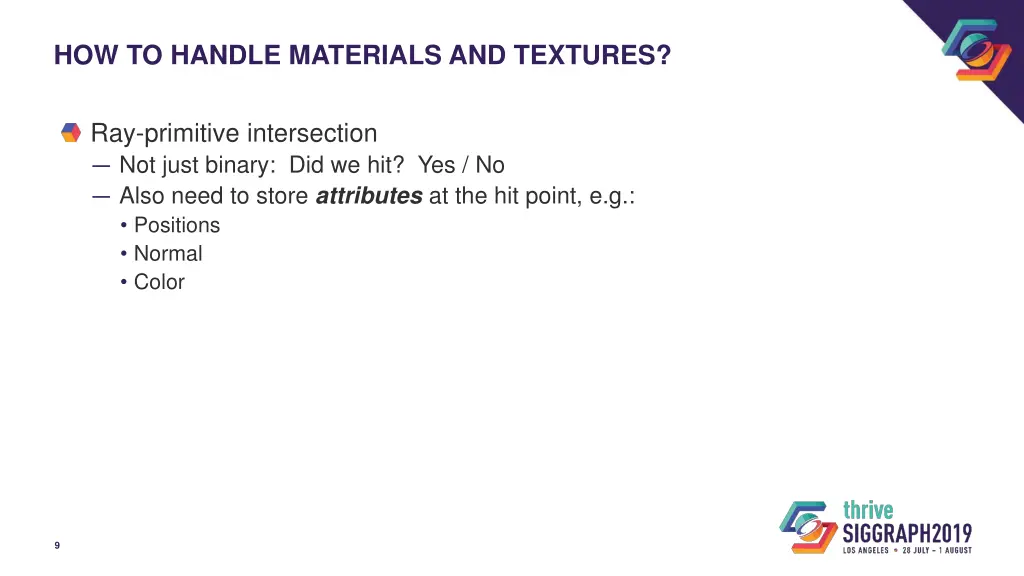 how to handle materials and textures 1