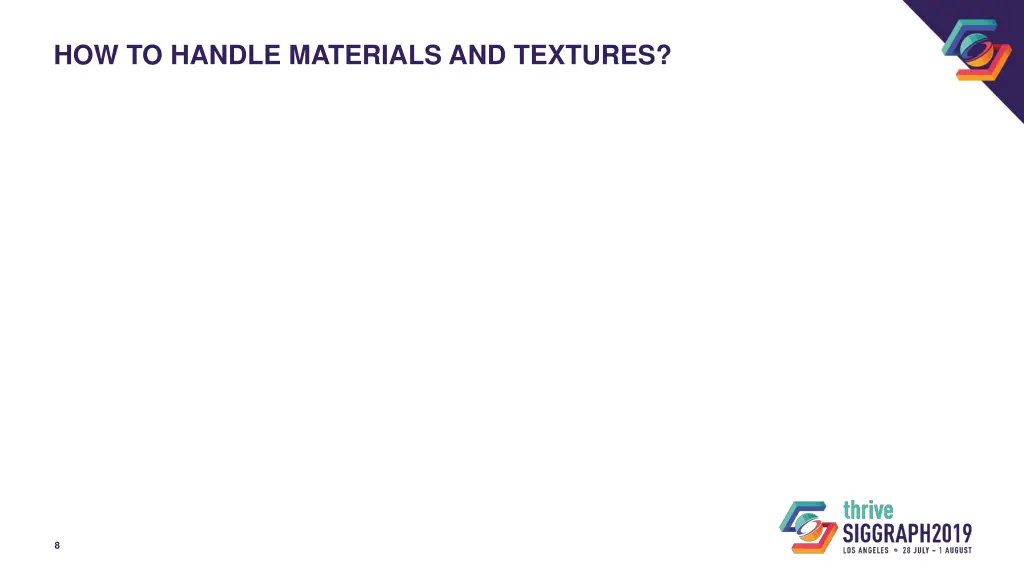 how to handle materials and textures