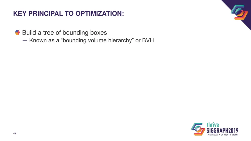 key principal to optimization 10