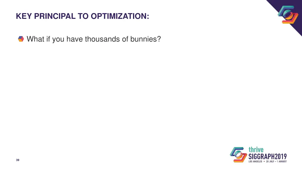 key principal to optimization 5