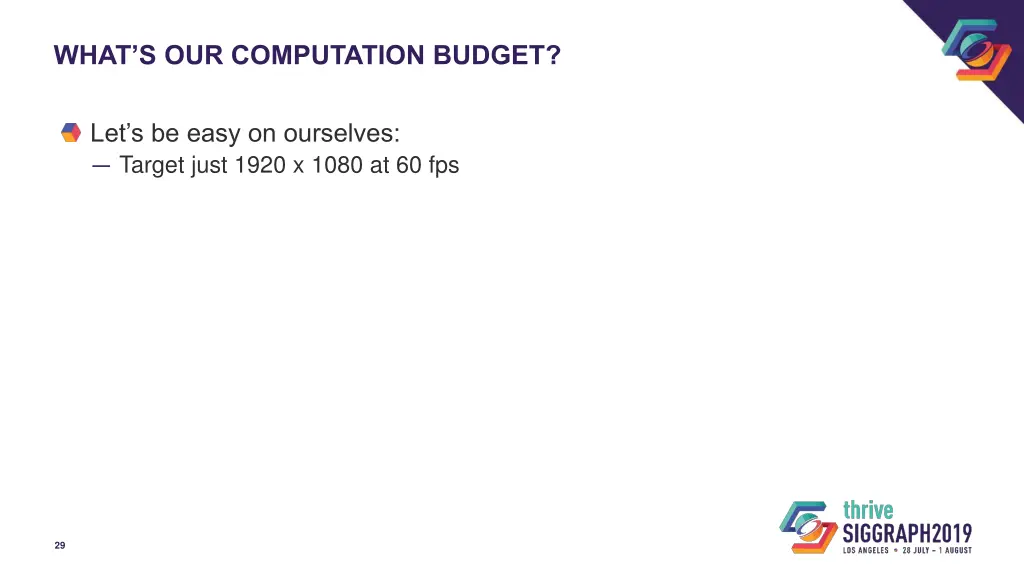 what s our computation budget 1