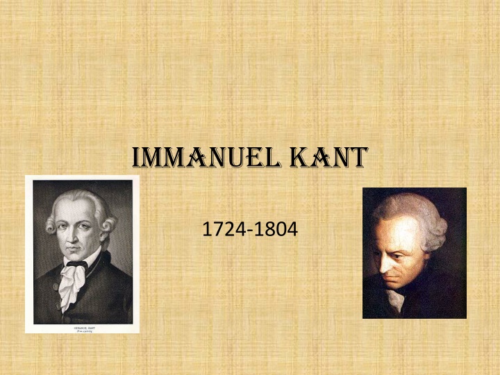 immanuel kant