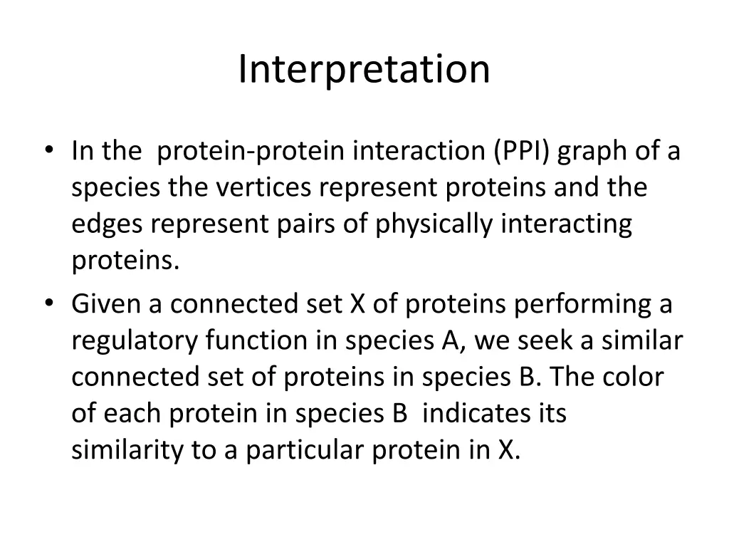 interpretation