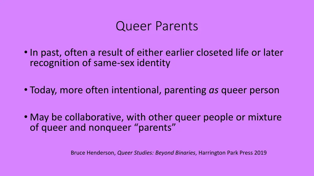 queer parents