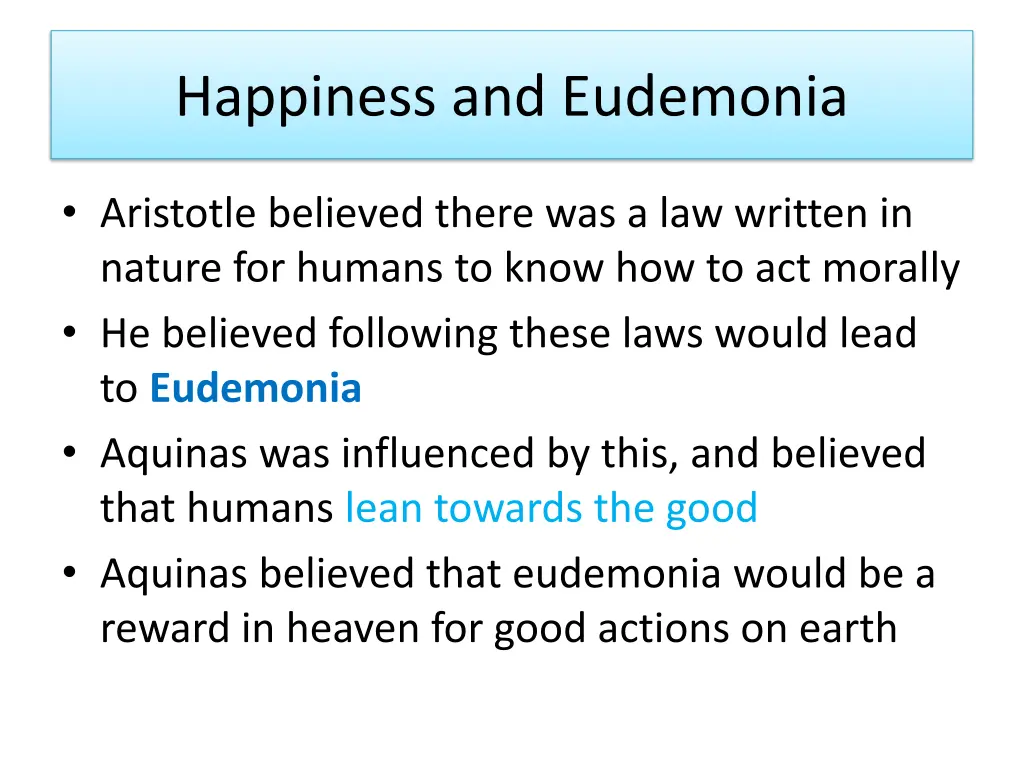 happiness and eudemonia