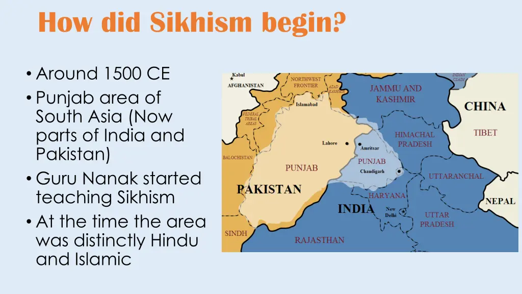 how did sikhism begin