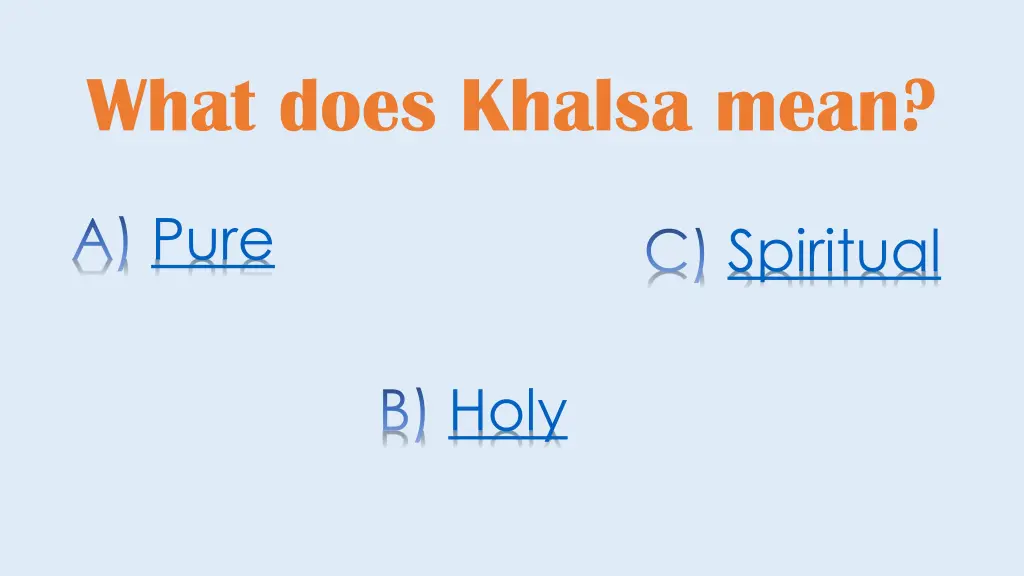 what does khalsa mean