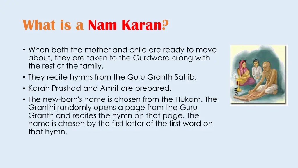 what is a nam karan