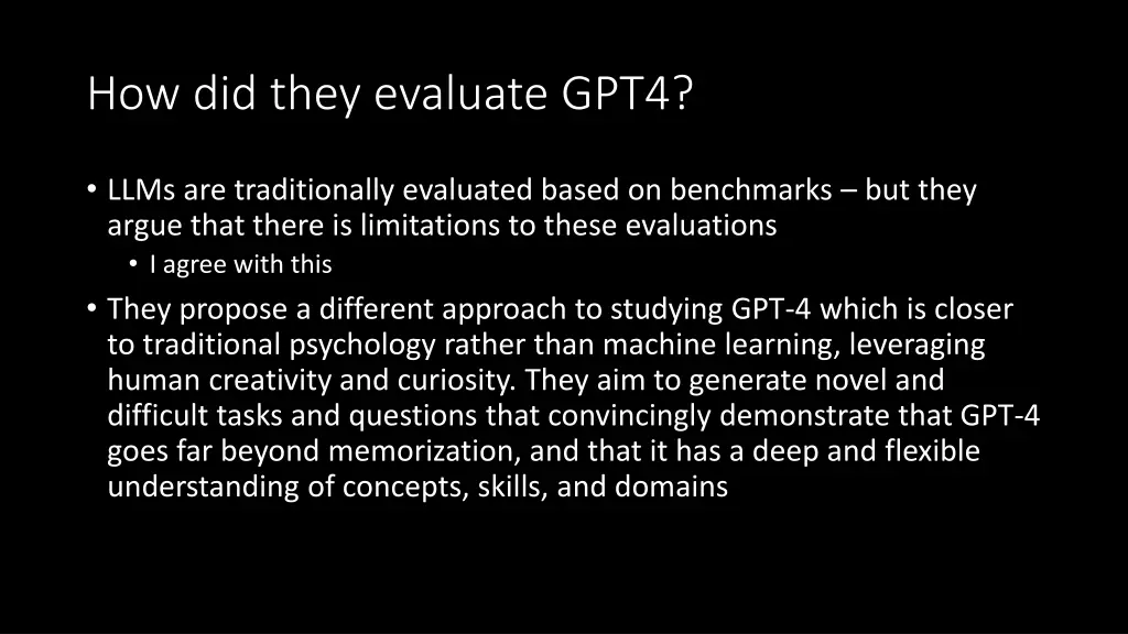 how did they evaluate gpt4