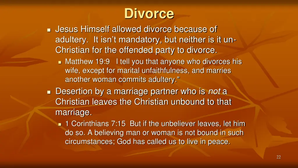 divorce