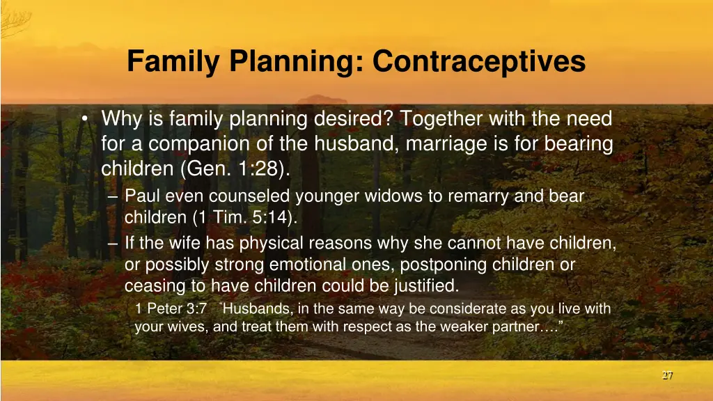 family planning contraceptives