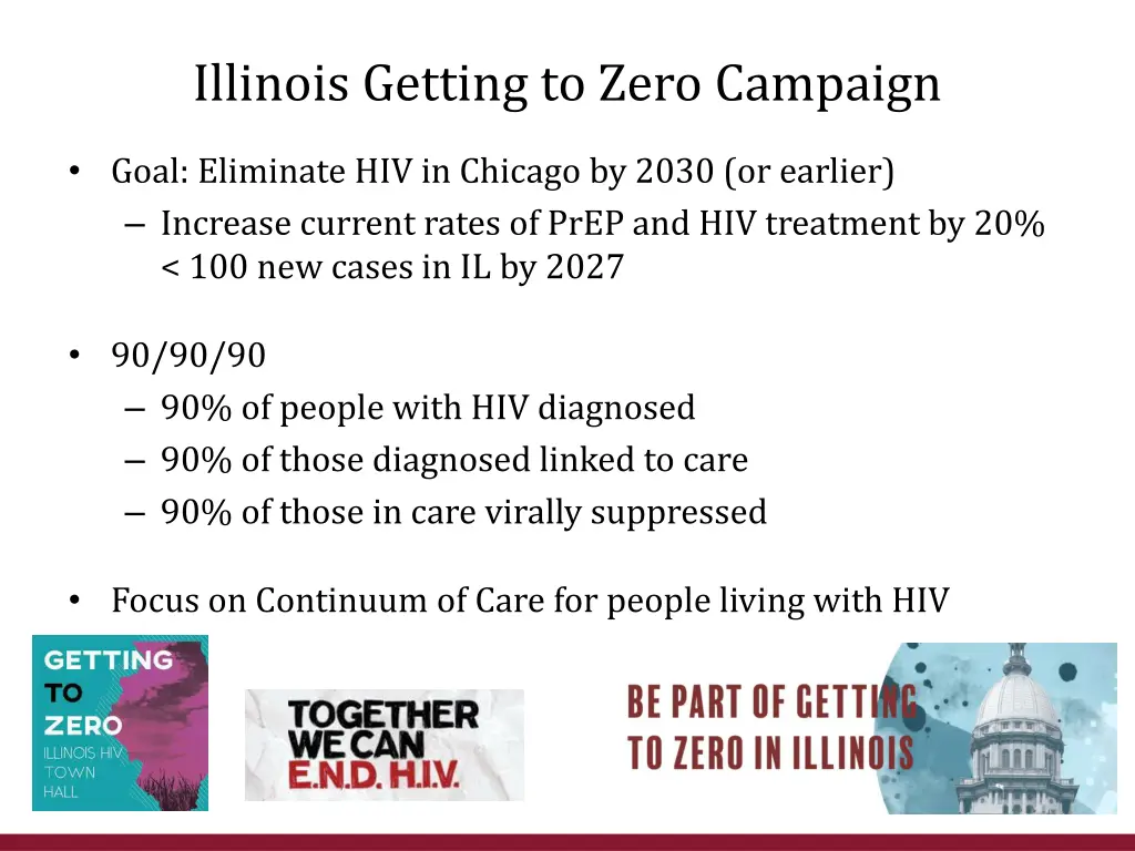 illinois getting to zero campaign