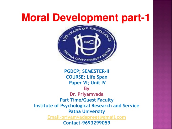 moral development part 1