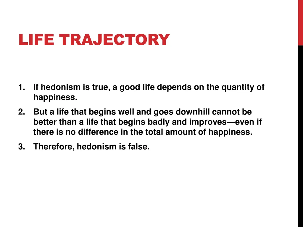 life trajectory