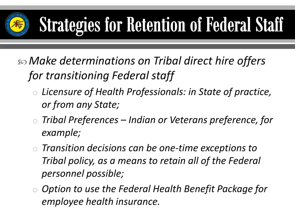 strategies for retention of federal staff 4