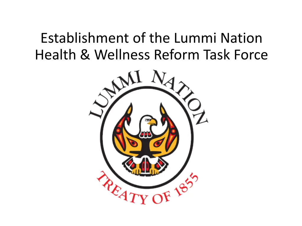 establishment of the lummi nation health wellness