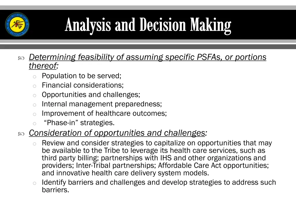 analysis and decision making 1