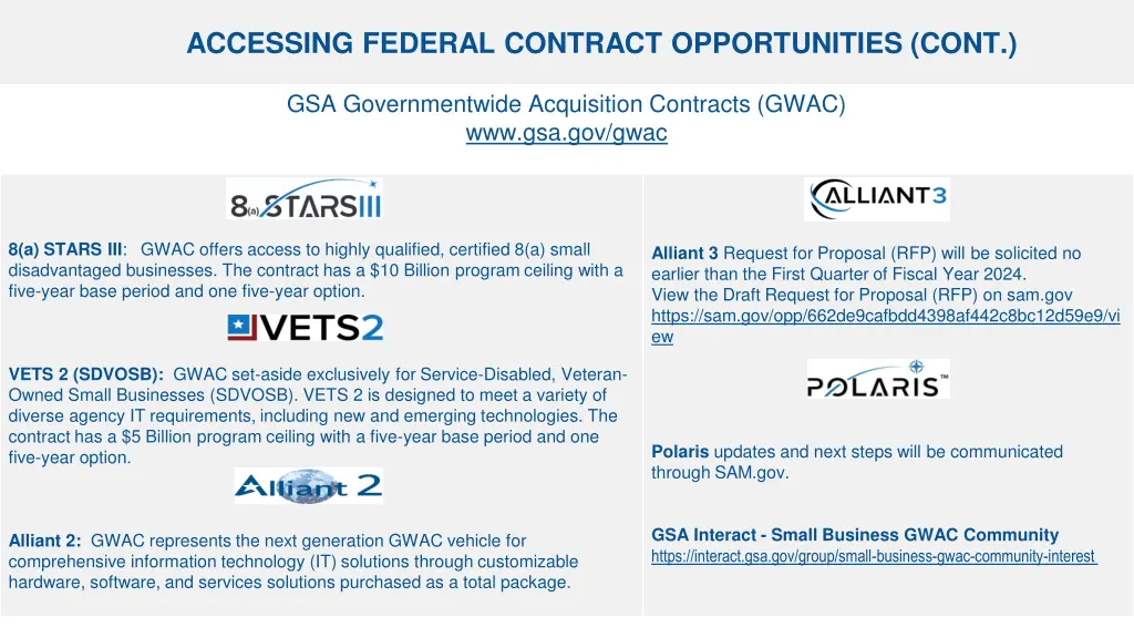 accessing federal contract opportunities cont 3