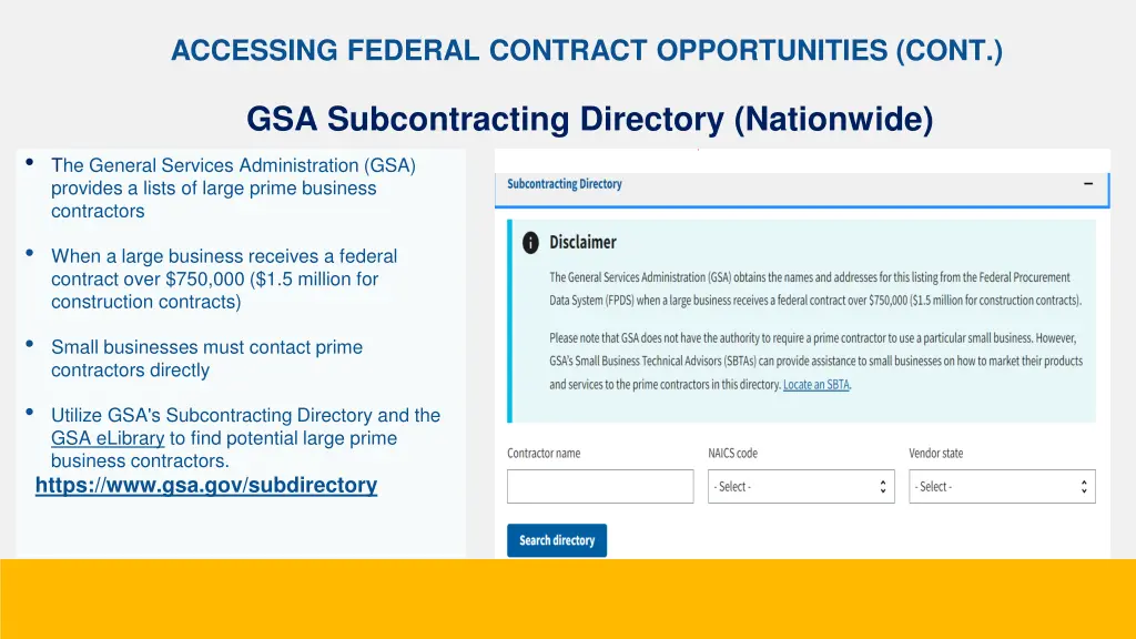 accessing federal contract opportunities cont 7