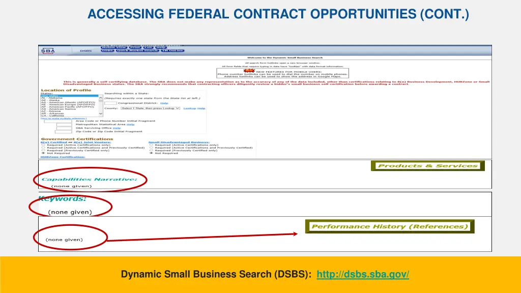 accessing federal contract opportunities cont 8