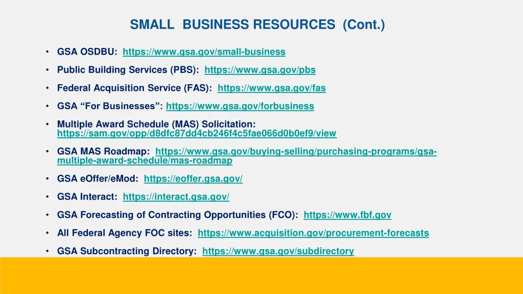 small business resources cont 2