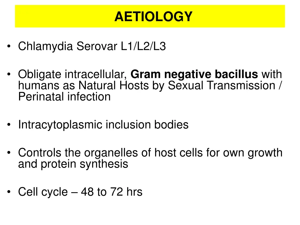 aetiology