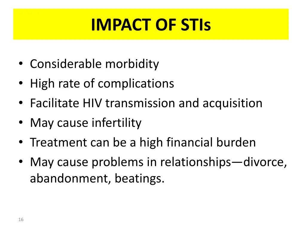 impact of stis