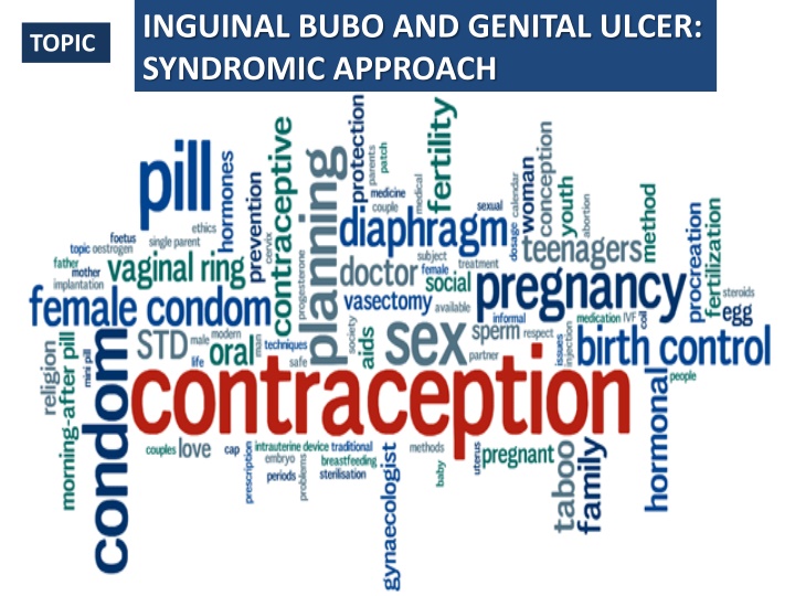 inguinal bubo and genital ulcer syndromic approach