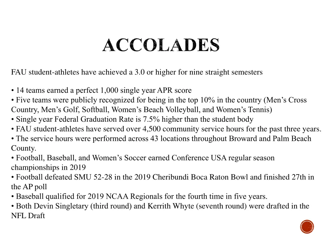 accolades