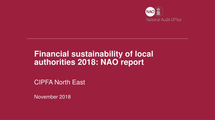 financial sustainability of local authorities