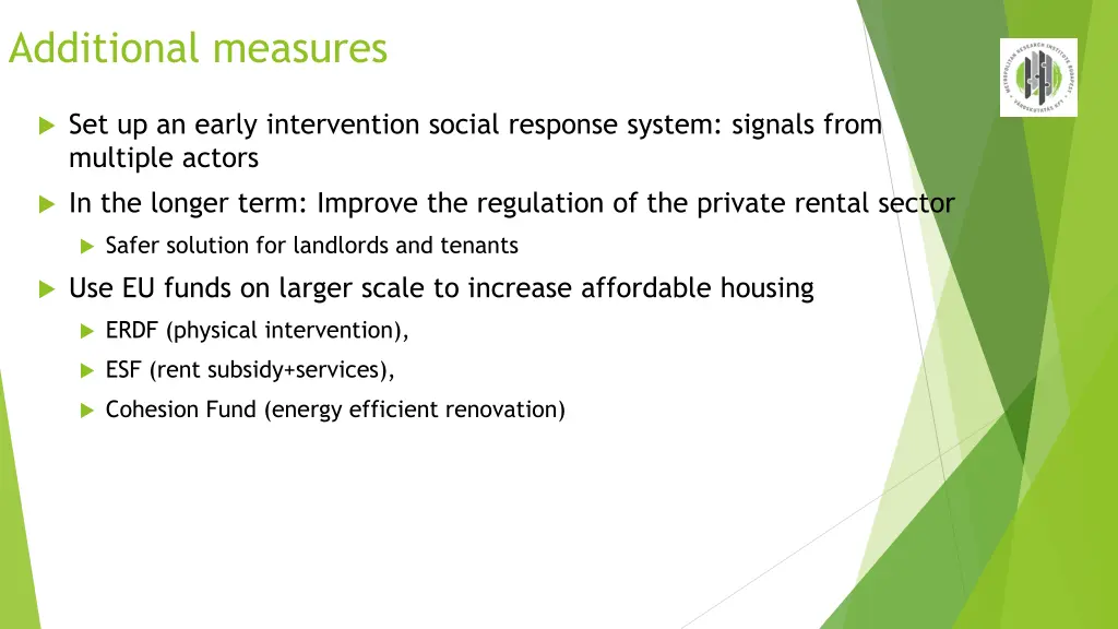 additional measures