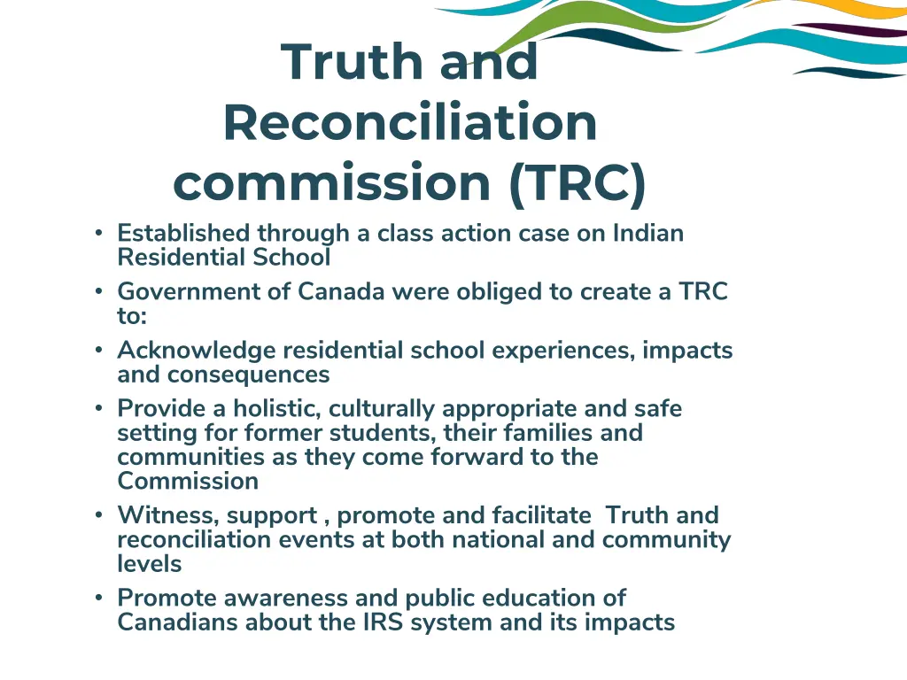 truth and reconciliation commission