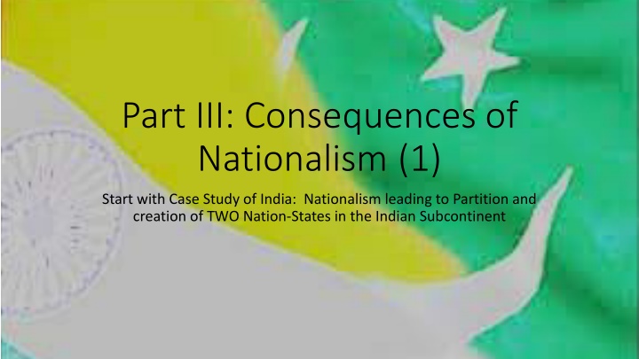 part iii consequences of nationalism 1