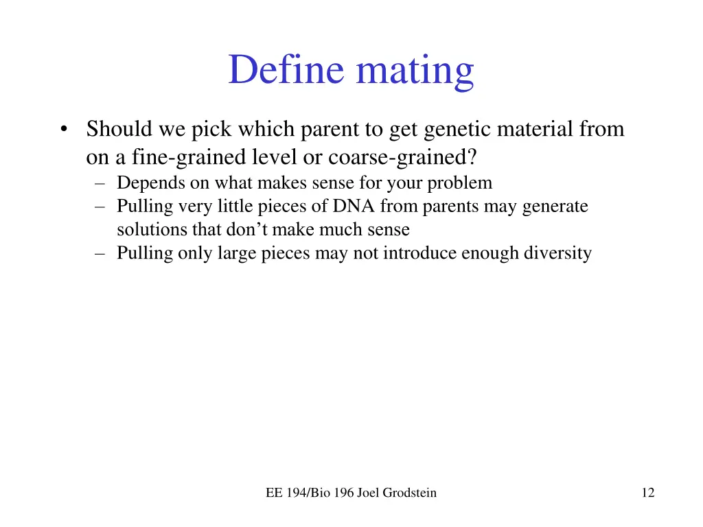 define mating