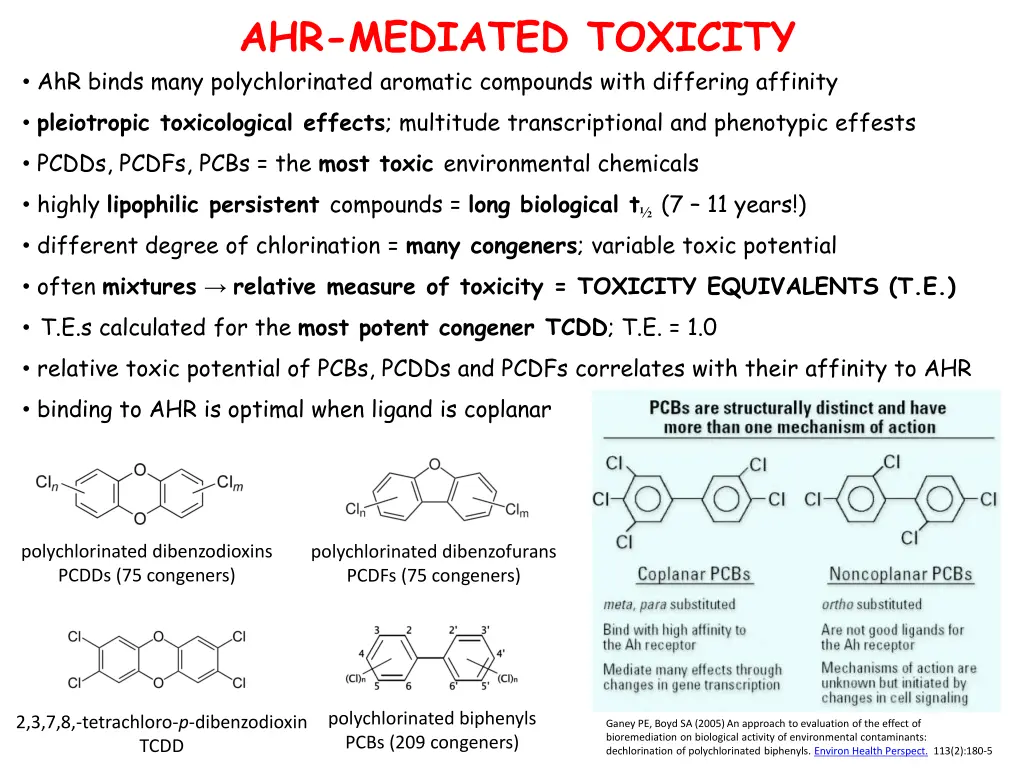 ahr mediated toxicity ahr binds many