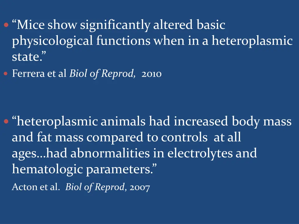 mice show significantly altered basic