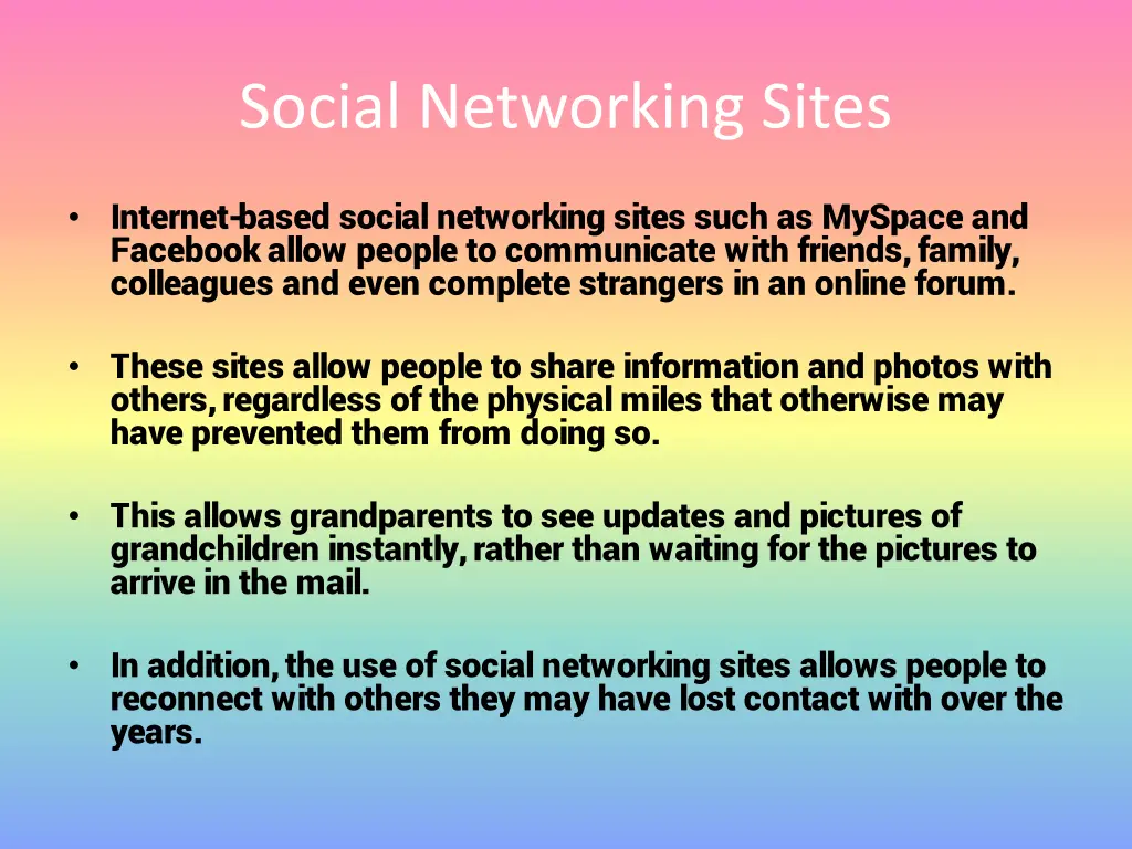 social networking sites