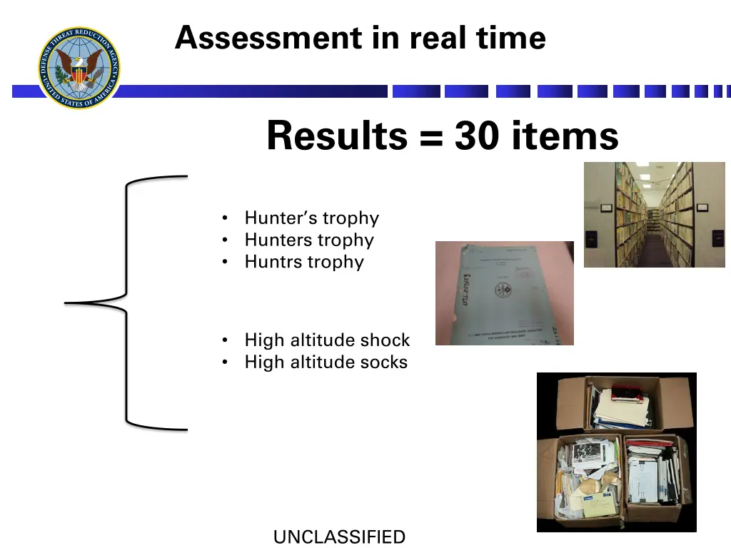 assessment in real time