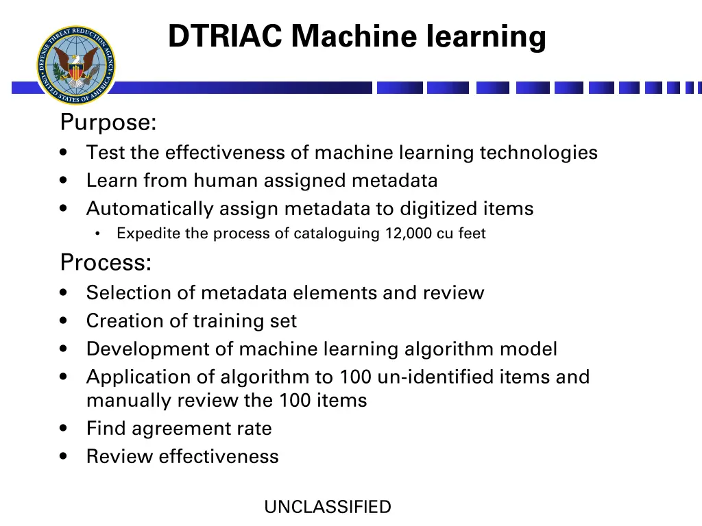 dtriac machine learning