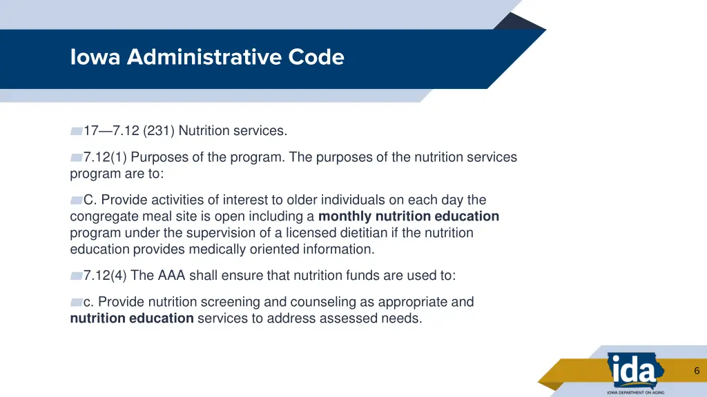 iowa administrative code