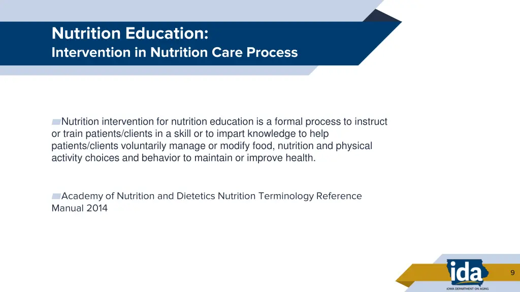 nutrition education intervention in nutrition