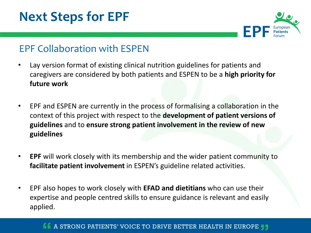 next steps for epf