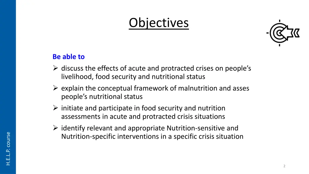 objectives