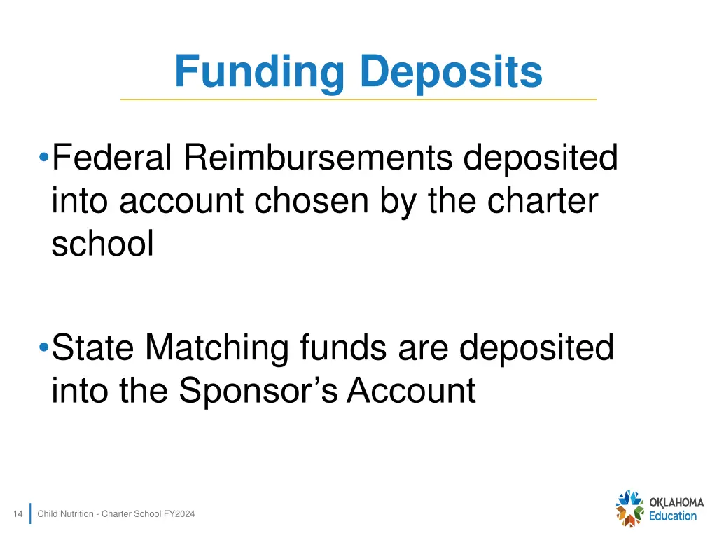 funding deposits