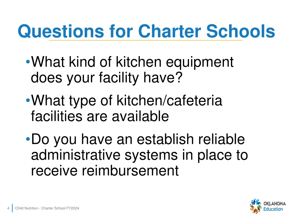 questions for charter schools