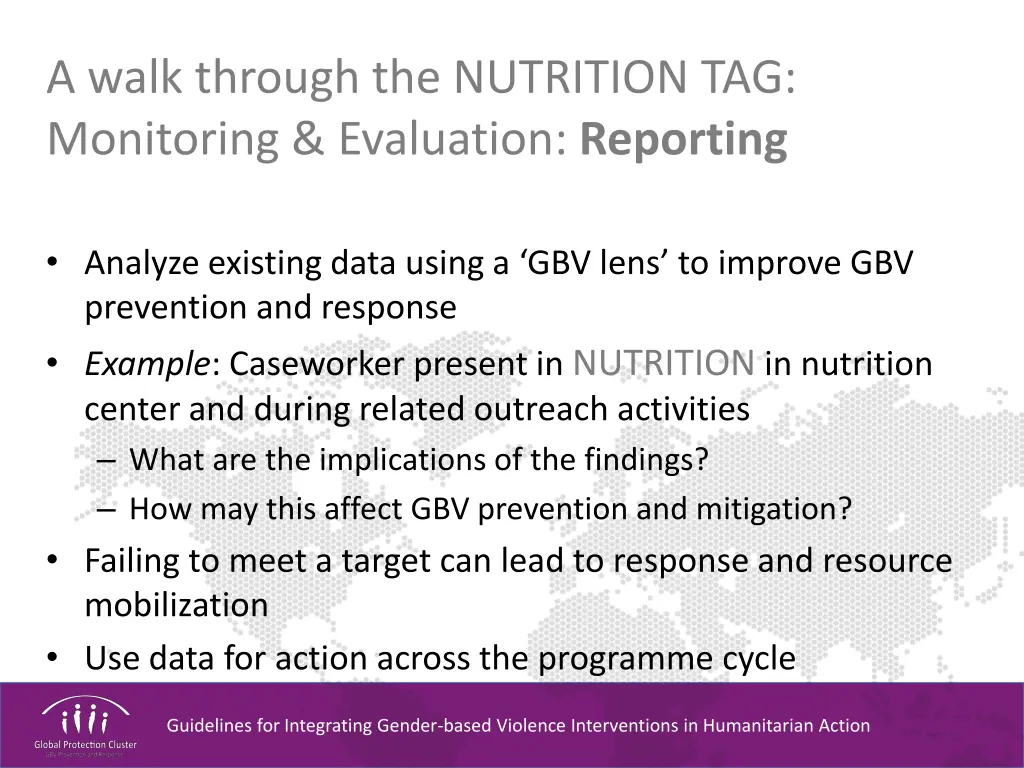 a walk through the nutrition tag monitoring 2