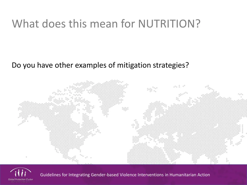 what does this mean for nutrition 4