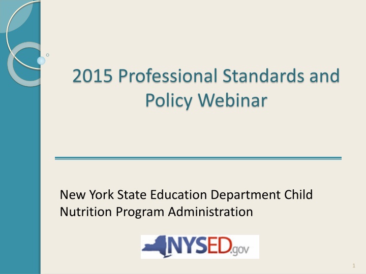 2015 professional standards and policy webinar