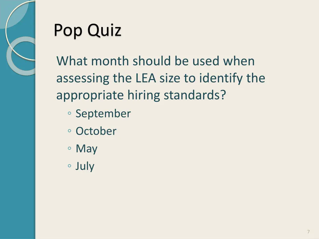 pop quiz 1